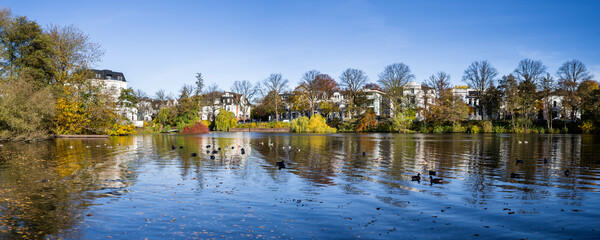 Pano Au&szlig;enalster am Eichenpark Herbst