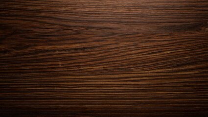 Dark ebony wood texture featuring a rich brown surface, natural horizontal grain patterns, and a smooth wooden background, ideal for decorative and design use