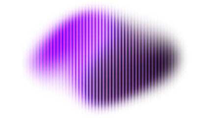 Abstract aesthetic element of purple gradient wave with striped fractal glass texture