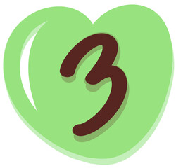 Obraz premium Number