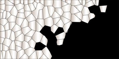 Abstract colorful background with triangles. Pastel light mint colors stone tile pattern. Multicolor Broken Stained Glass Background with lines. Geometric Retro tiles pattern. vector Illustration	
