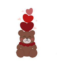 teddy bear with heart