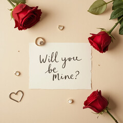 Happy Propose Day Romantic Social Media Square Template