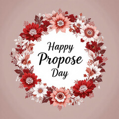 Happy Propose Day Romantic Social Media Square Template