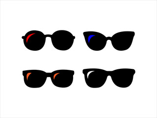 Trendy sunglasses with colorful reflective lenses for fashion and protection