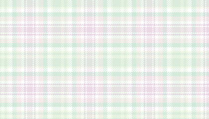 Tartan in soft pastel colors is used in textiles and design