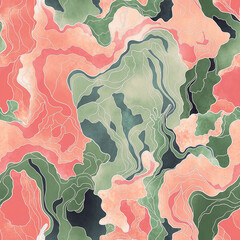 seamless watercolor pattern with watercolor splashes