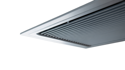 Modern ventilation system with sleek lines, perfect for contemporary interiors. Ideal for architects, designers, and HVAC professionals visualizing spaces.