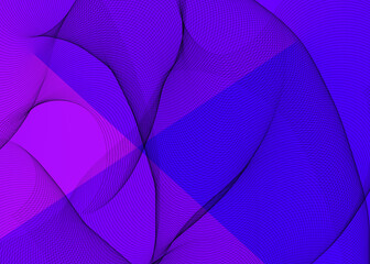 Dark Purple Abstract Soft Wave Flow Background