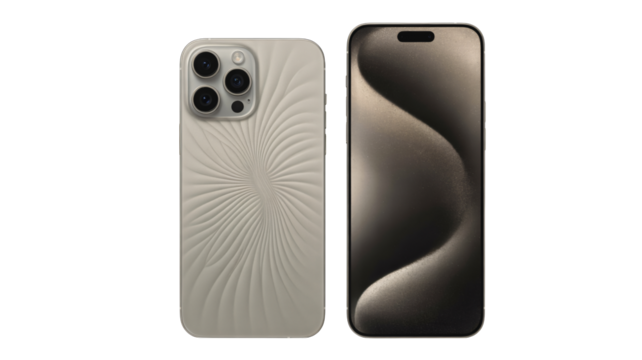 Stunning modern smartphone with textured back and sleek display showcases advanced technology and premium design for aspirational buyers