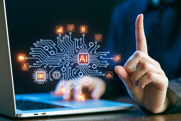 Engagement with artificial intelligence technology in a modern workspace