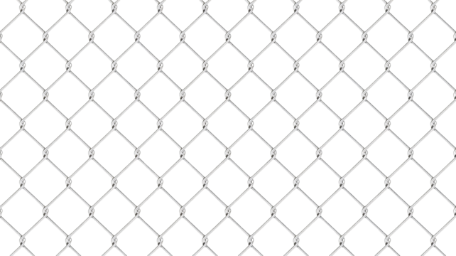 Sturdy silver chain link fence texture provides modern security and industrial design elements for construction and protection projects.