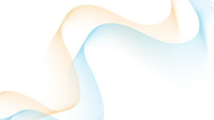 Abstract vector background with smooth blue curve wave lines pattern and light motion flow design. Colorful flowing wave vector background with smooth rainbow curves. wave illustration for wallpaper.