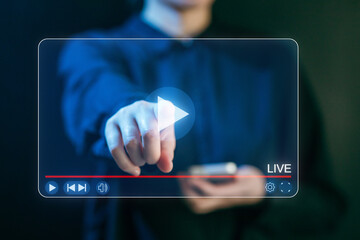 Engaging virtual interaction with artificial intelligence during a live stream session at night