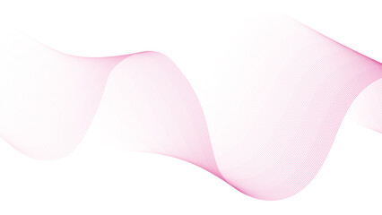 Pink vector abstract background with curving light lines, heart shapes, and floral style elements for decoration, pattern, or Valentine's Day illustration