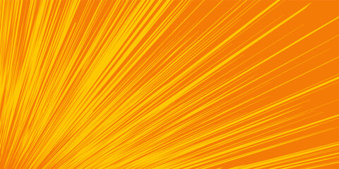 Abstract orange and yellow banner design vector, dynamic sporty horizontal background template for media promotion or web banner