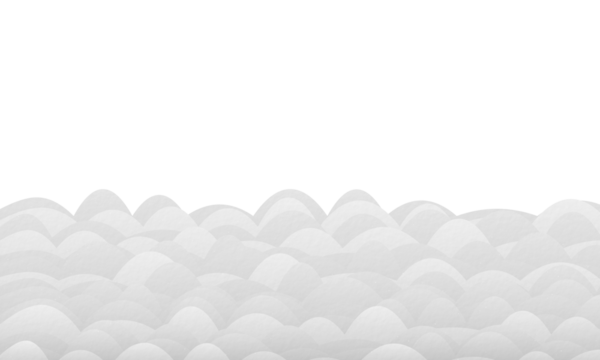 Minimalist White Dunes with Starry Night Overlay on Transparent Backdrop