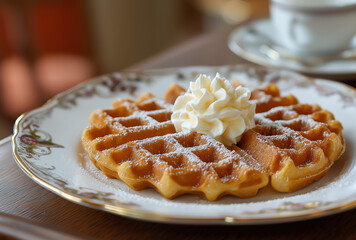 Gaufres à la flamande, Flemish waffle