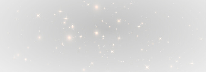 PNG luxury sparkle bokeh with starry glow particles, shimmering golden dust and elegant fantasy stardust lighting
