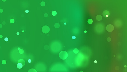 Dynamic Bright Green Bokeh Background Overlay Texture for Abstract Design
