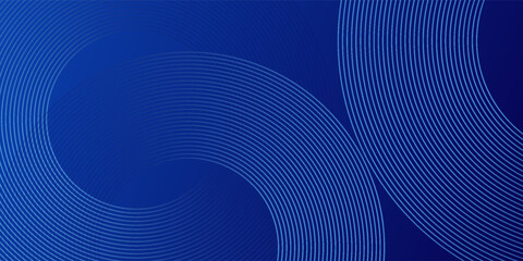 Dark blue gradient lines abstract background. Geometric lines Modern graphic design.