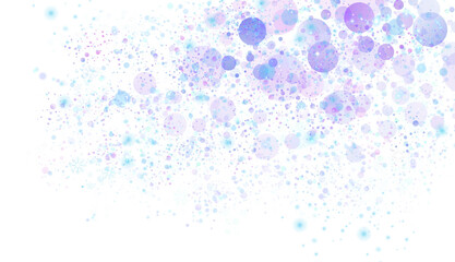 Blue glitter and bokeh