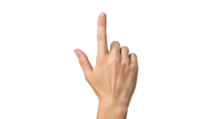 Index finger pointing up