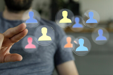 Abstract image representing global networking, digital connections, and collaboration. Illustrates concepts of community and teamwork. Great for