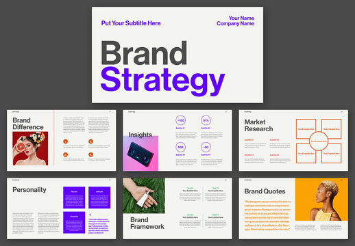 Brand Strategy Presentation Layout