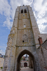 Passage sous vo&ucirc;te &agrave; Beaugency dans le Loiret - France