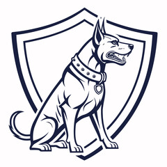 Modern Minimalist Dog & Pet Training Logo Collection Vector