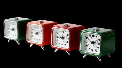 dice on white background with numbers and timer concept