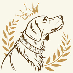 Modern Minimalist Dog & Pet Training Logo Collection Vector