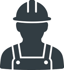 Worker Icon Illustration