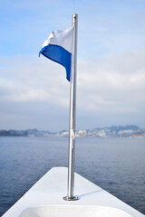 The flag of Luzern, Switzerland