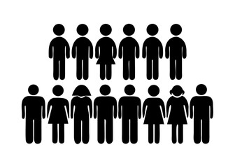 Stickman tired and sick poses icon set. Vector pictogram of people feeling fatigue, stress, illness, exhaustion, back pain, stomach ache, headache, depression, burnout, sad, emotional health symbol.