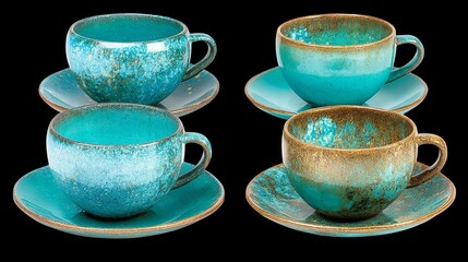 White porcelain coffee cup and saucer with hot black liquid drink isolated object