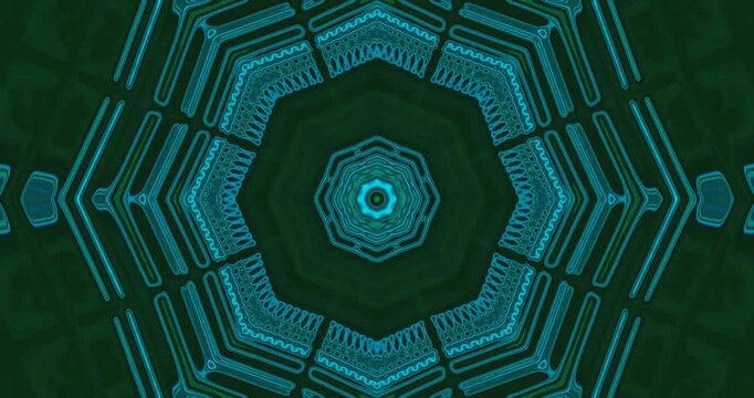 Colorful tunnel video vj loop screensaver showcasing seamless motion with vibrant patterns