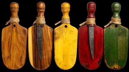 Green glass beer bottle with bottle opener on a wooden bar table