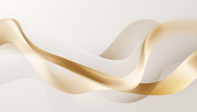Golden Swirls on Ivory, a Gentle Dance of Light and Shadow, Subtle Textures.