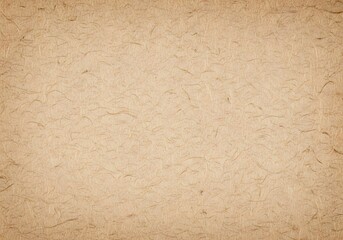 Obraz premium Seamless Brown Handmade Paper Texture with Natural Fibers Background