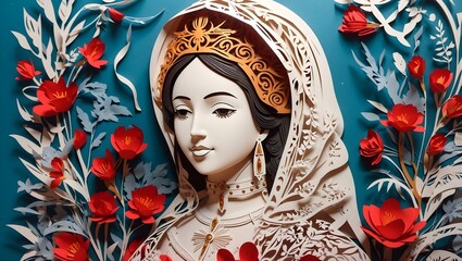 Virgin Mary with the Crown