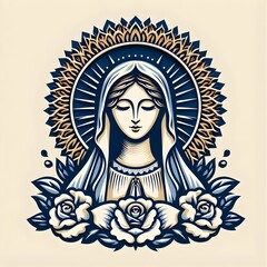 Virgin Mary with the Crown