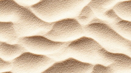 Detailed close-up of white sand displaying smooth, wavy patterns, capturing the beauty of nature's textures and forms in brilliant light SEAMLESS PATTERN