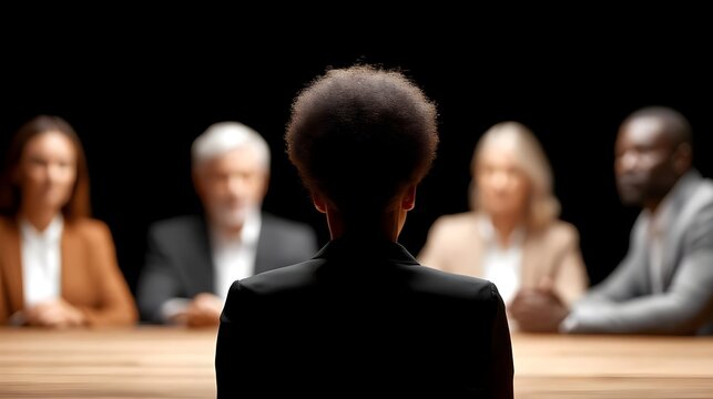 Individual in Business Meeting Focused on Discussion and Collaboration