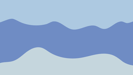 Abstract blue water vector wave pattern design illustration
