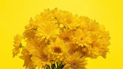 Sunny Petals, Golden Hues. A Floral Composition of Vibrant Blooms, Warmth and Light.