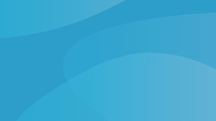 Smooth digital blue waves flow across the abstract light background texture, creating an elegant curved motion design