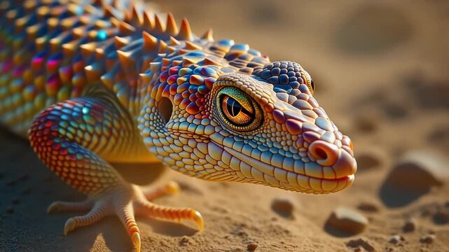 lizard on a rock