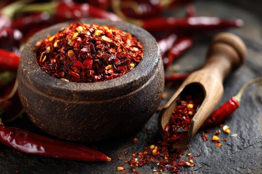 Flavorful Organic Aleppo Pepper: Spicy Red Chile Blend for Asian Cuisine and Culinary Creations